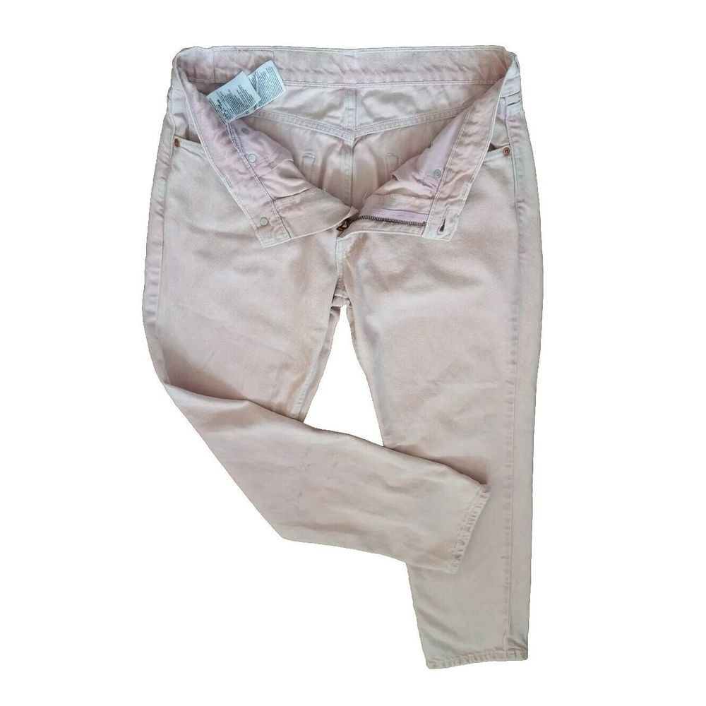 Levi's 511 Men's Denim Jeans 32X30 Straight Stretch Cotton Light Pink Inseam  28